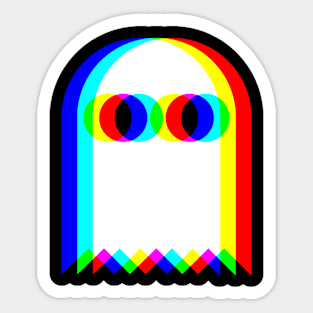 Ghost Trippy Halloween Rave EDM Music Party Sticker